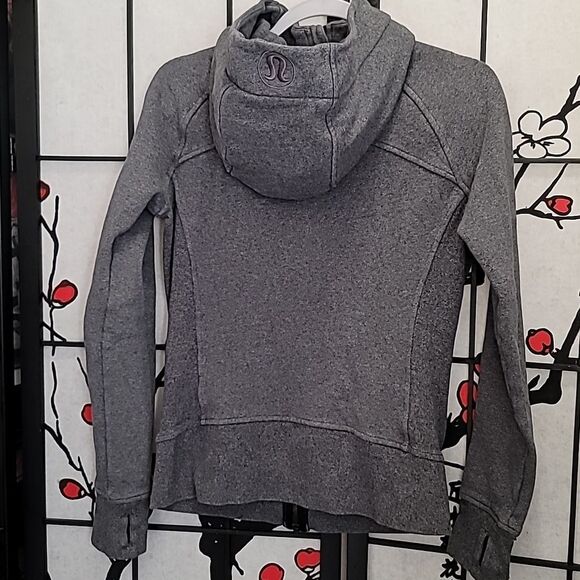 Lululemon Grey Full Zip Scuba Hoodie - Picture 8 of 8